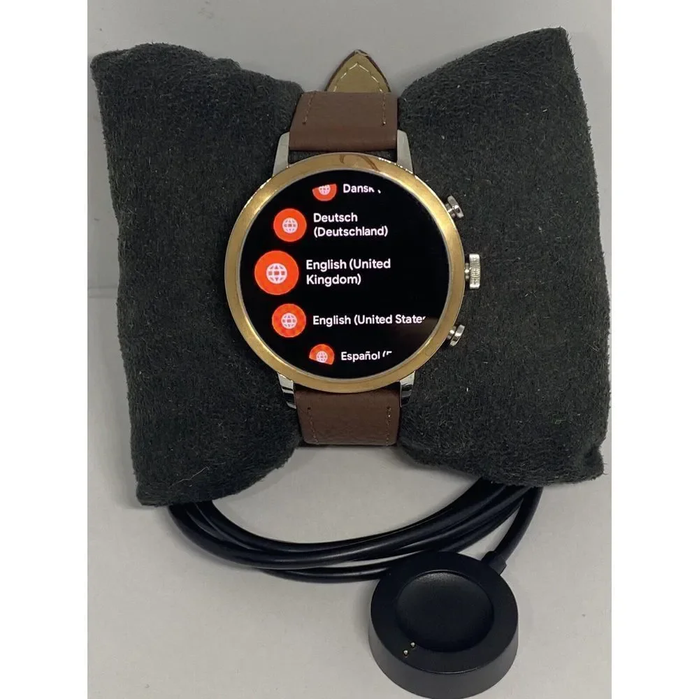 Fossil Gen 4 Authentic Digital Dial Smart Watch Custom Band FTW6016 AB504